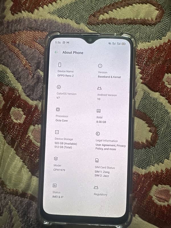 Urgent Sale – Oppo Reno Z (8/512GB) | Mint Condition | 2