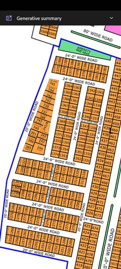 West Open Plot 80 Sq-Yd Old Block Extension North Town Residency Phase 1