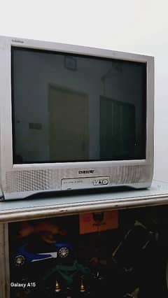 sony tv 21 inch and troly for sale