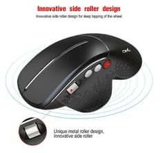 Side Wheel Wireles 2.4Hz Gaming Mouse