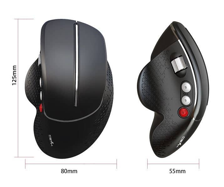 Side Wheel Wireles 2.4Hz Gaming Mouse 3