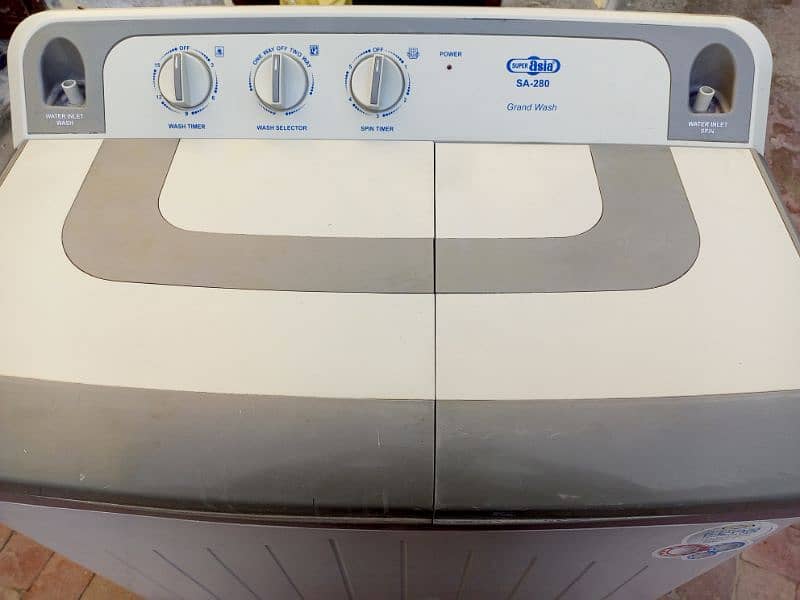 Super Asia Washer & Dryer SA-280 for Sale 0