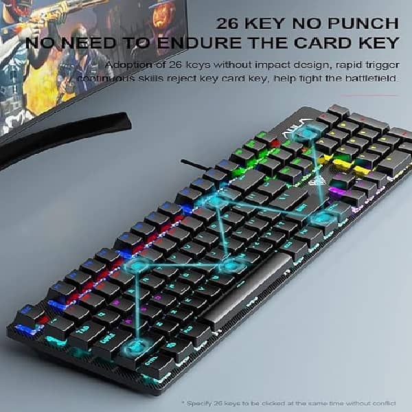 AULA Mountain S2022 backlit mechanical keyboard 4