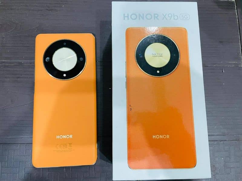 Honor x9b non pta neat condition with box charger and handree 3