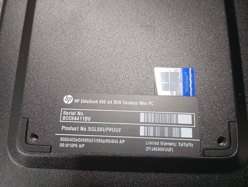 HP mini PC Elitedesk 800 G4 3