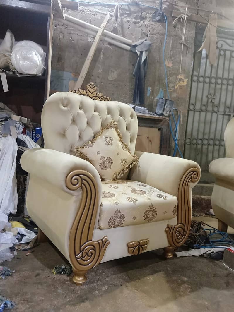 Sofa cumbed -7 seater sofa set - 5 seater sofa set for sale in Karachi 8