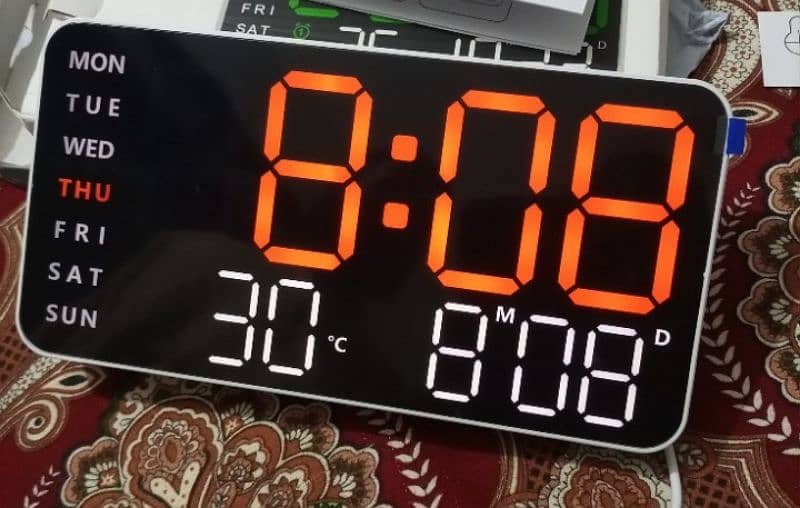 LED Digital Wall Clock 0