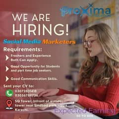 We Are Hiring Social Media Marketers