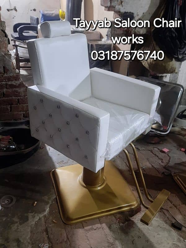 Parlour Chair/Salon Chair/Hair Wash Unit/Pedicure/Facial Bed/Trolley 19