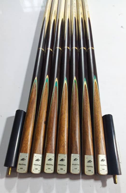 special handmade 3 piece cues available for sale on wholesale prices. 0