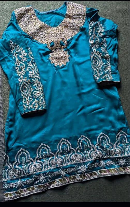 sharara with short kurti ( only one time used) 2