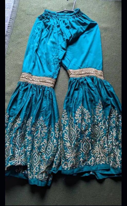 sharara with short kurti ( only one time used) 3