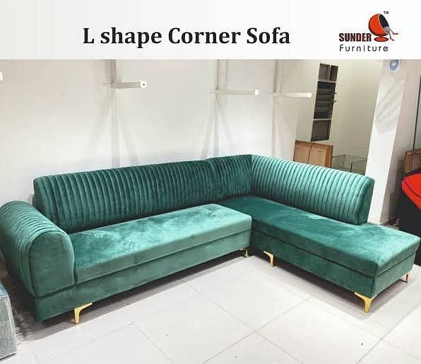 L shape sofa - Sofa cumbed -7 seater sofa set - 5 seater sofa set 3