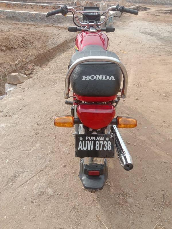 Honda CD 70 model 2021 Good condition 4