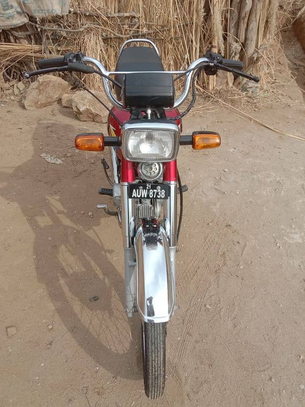 Honda CD 70 model 2021 Good condition 5