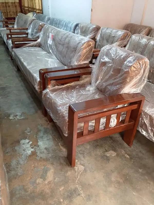 Sofa cumbed -7 seater sofa set - 5 seater sofa set for sale in Karach 7