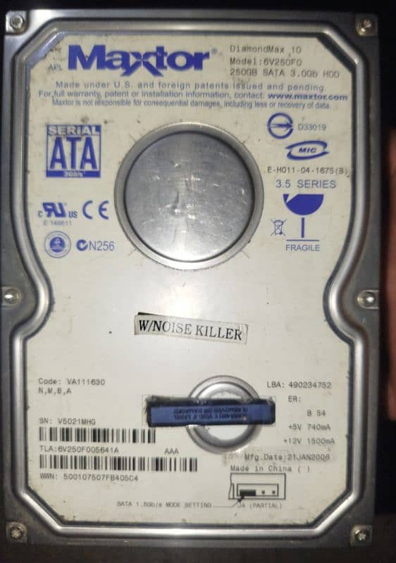 Hard disk for sale 0