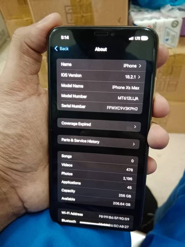 IPhone XS MAX 256 GB PTA APPROVED 2