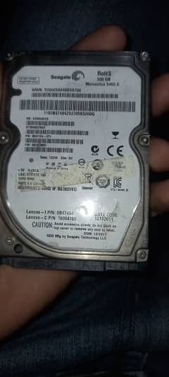 segate hard 500gb