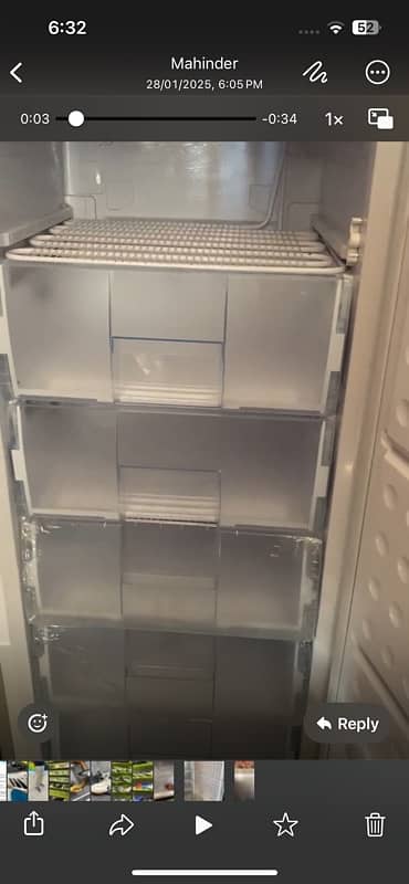 freezer for sell new condition 1