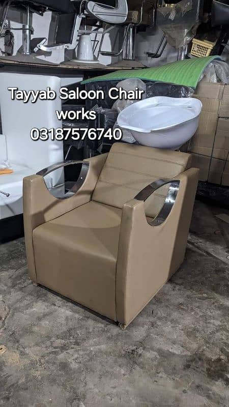 Parlour Chair/Salon Chair/Hair Wash Unit/Pedicure/Facial Bed/Trolley 15