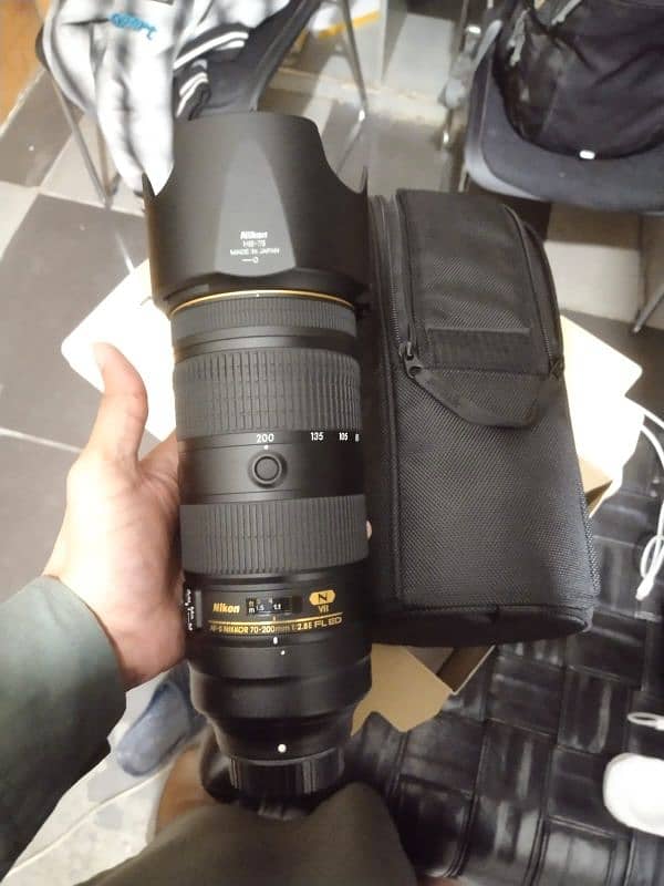 Nikon 70-200 f/2.8E FL ED VR Lense 7