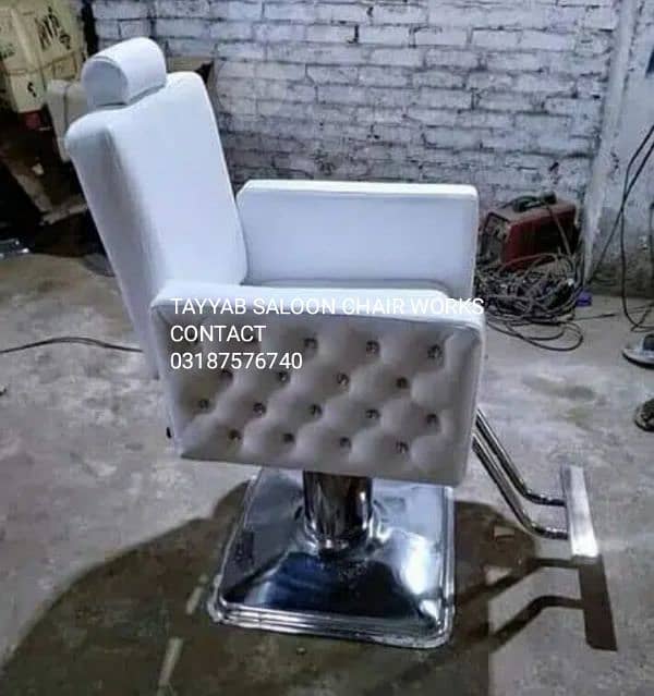 Parlour Chair/Salon Chair/Hair Wash Unit/Pedicure/Facial Bed/Trolley 11