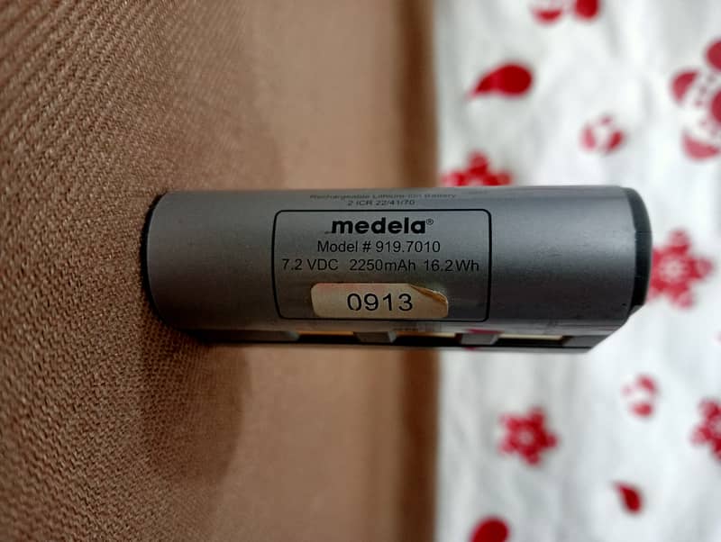 Medela Freestyle Rechargeable Battery 7.2 VDC 2250mah 16.2 Wh 3