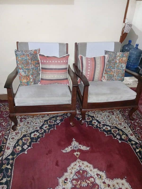 beautiful vintage 2 sofas 1