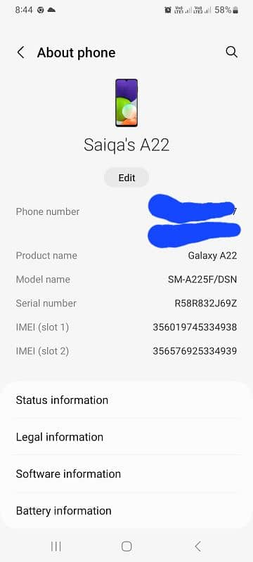 Samsung A22 5G 8