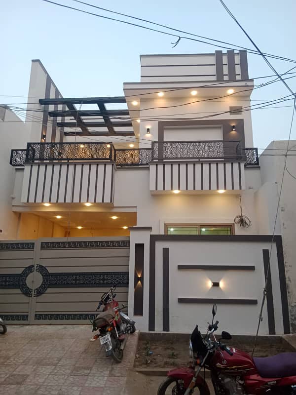 Allama Iqbal town Dewan wali Puli New brand Spanish 6 marly proper double story house for sale 3