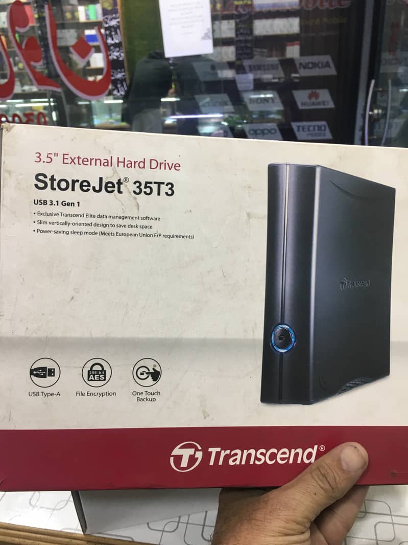 Transcend StoreJet 35T3  My Book 4TB USB 3.1  Portable Hard Drive 3