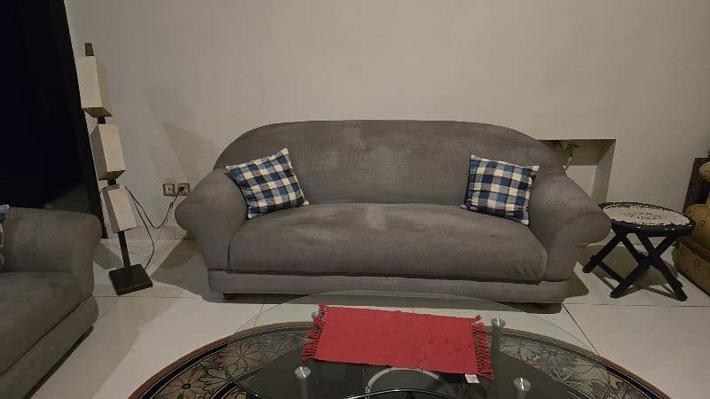 sofa set 3 + 2+ 1 and one sofa cum bed 0