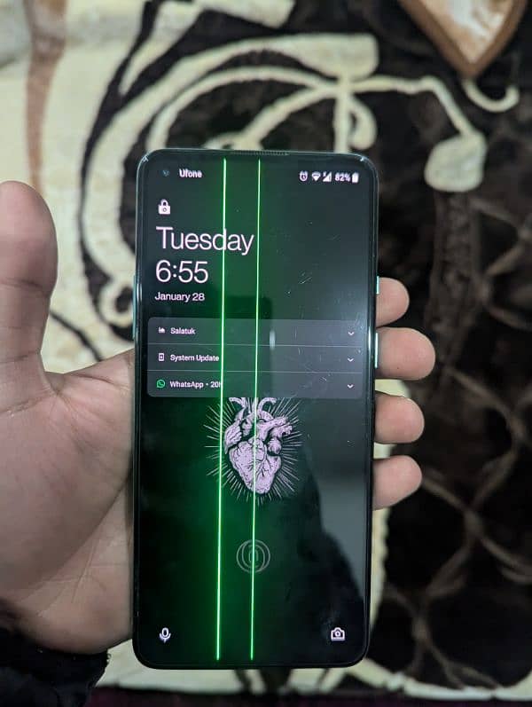 OnePlus 8T 12/256 2 Green lines on display 2