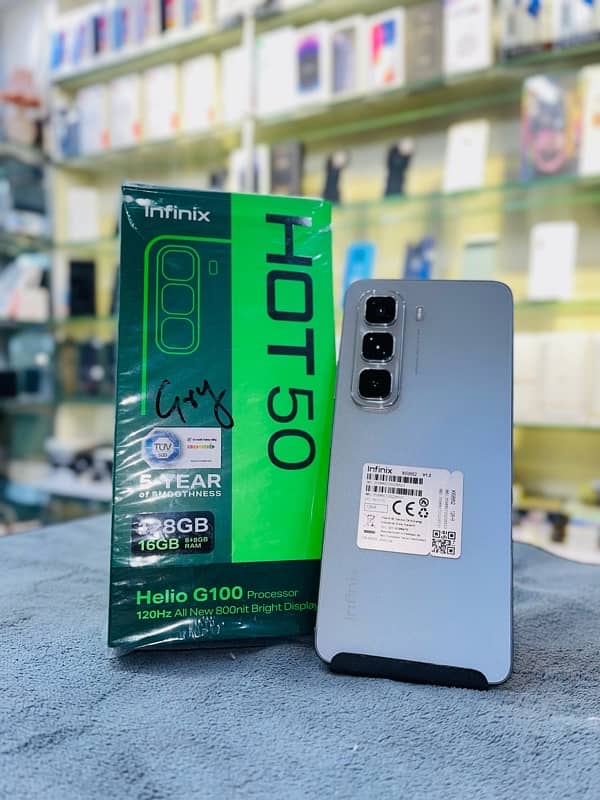 infinix Hot 50.8+8.128 gb 1dys Used Only 0