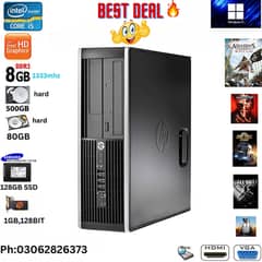 HP i7/i5/i3 Gaming pc For editing & Gaming [whatsapp][03062826373]