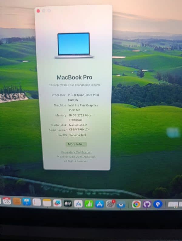 Macbook Pro 2020 2Ghz 16GB/512GB 13" 4