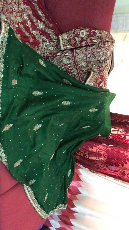 bridal lehanga plus maxi, with pouch nd dupatta 0