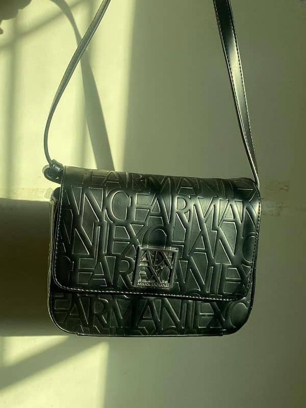 Armani Georgia black shoulder bag 2