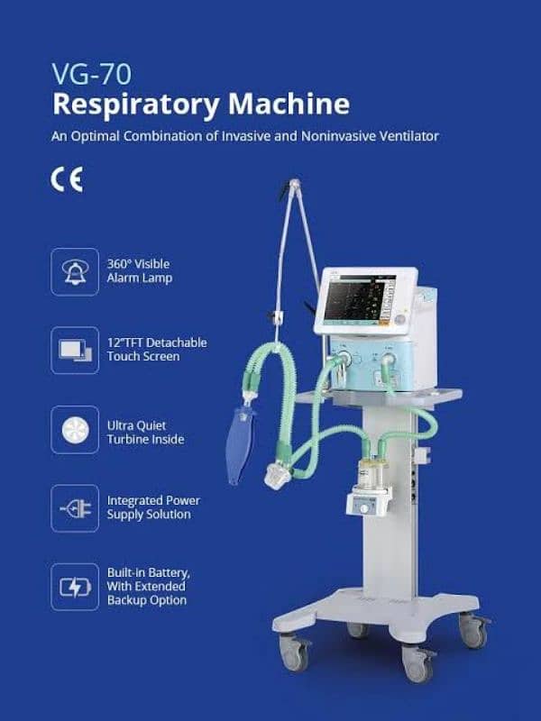 ICU ventilator VG 70 portable ventilator 2