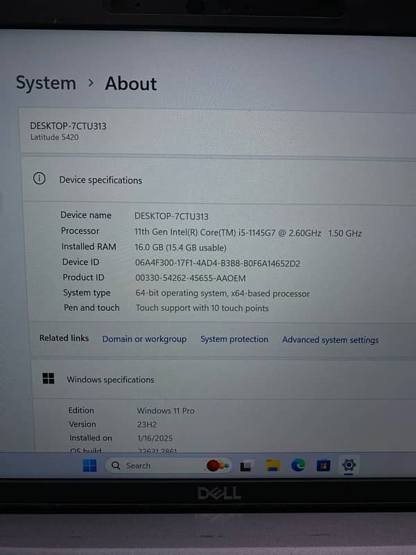 Dell Latitude 5420 (i5 11th Gen) (16/256) Touch Screen 4