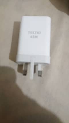 tecno 45W Charger Only charger. .