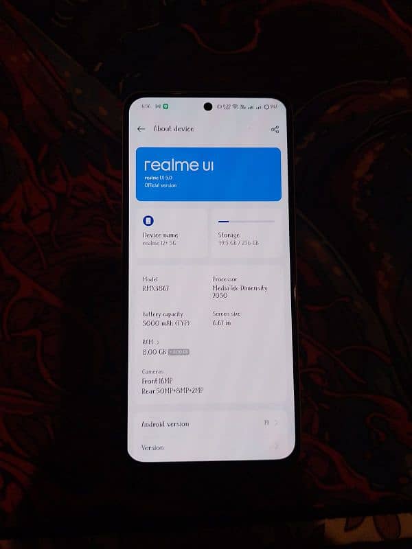 Realme 12+ 5G for sale Urgent Under warranty 3