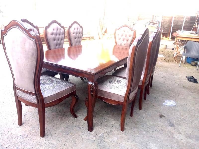 Dining Table with 8 chair 3