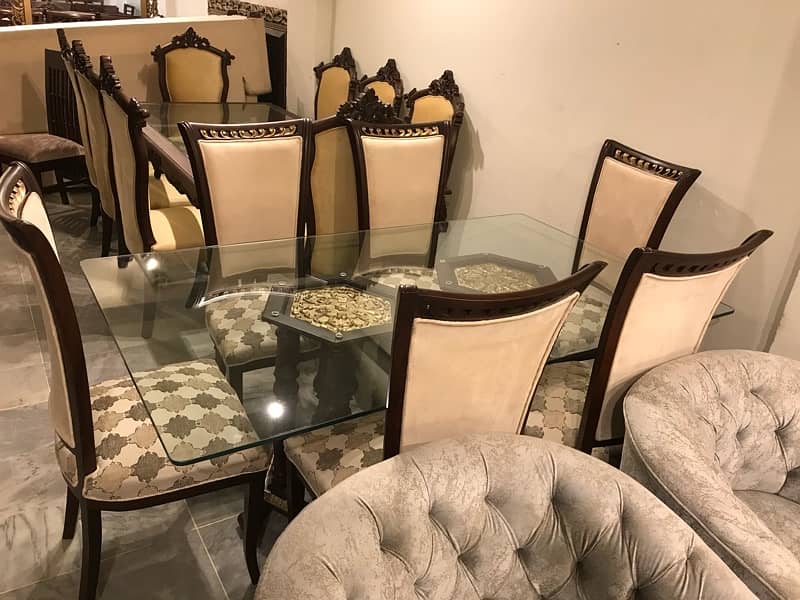 Dining Table with 8 chair 5