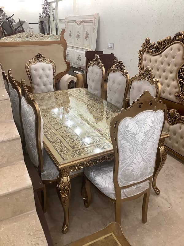 Dining Table with 8 chair 7