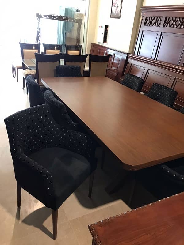 Dining Table with 8 chair 9