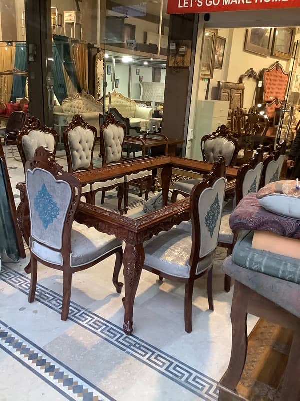 Dining Table with 8 chair 18