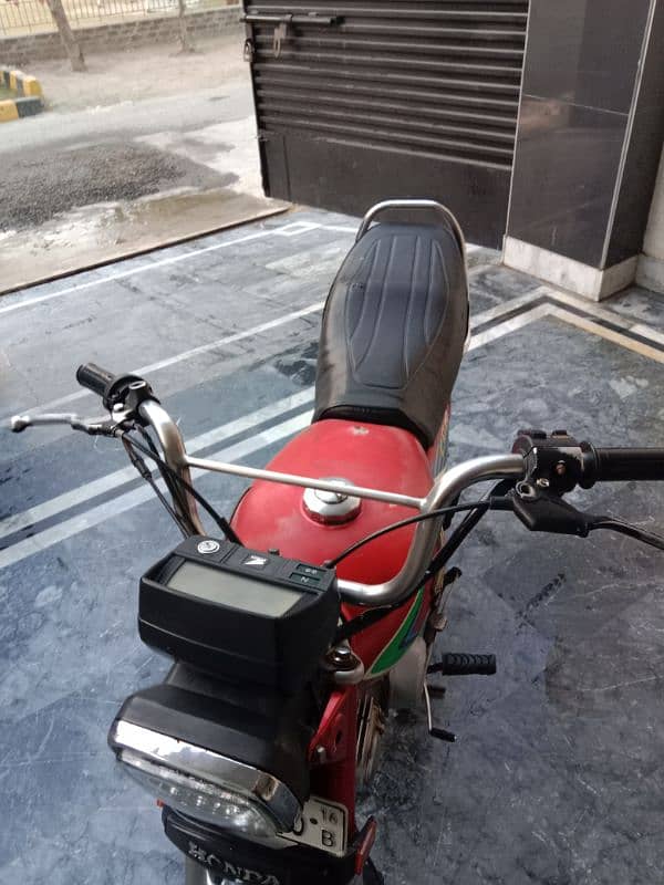 Honda CD70 2016-B Registration Lahore 6