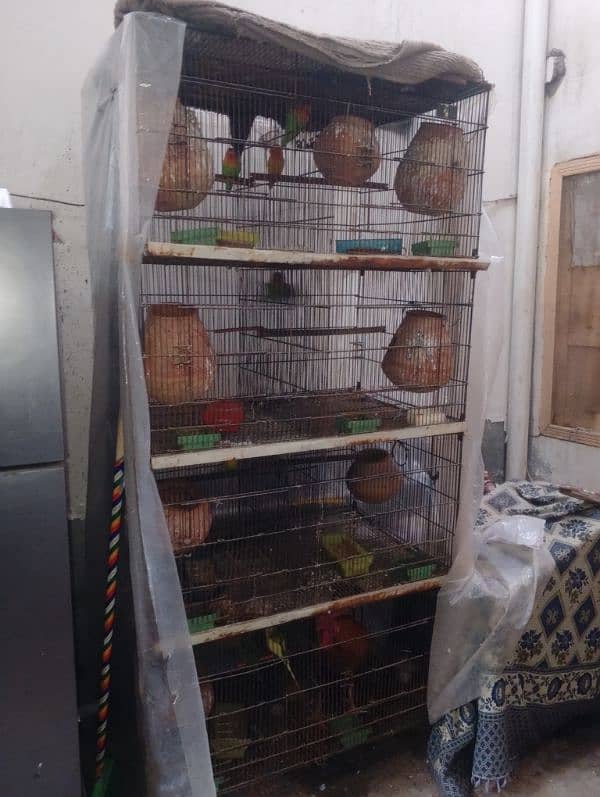 8 portion Folding Birds Cage 1